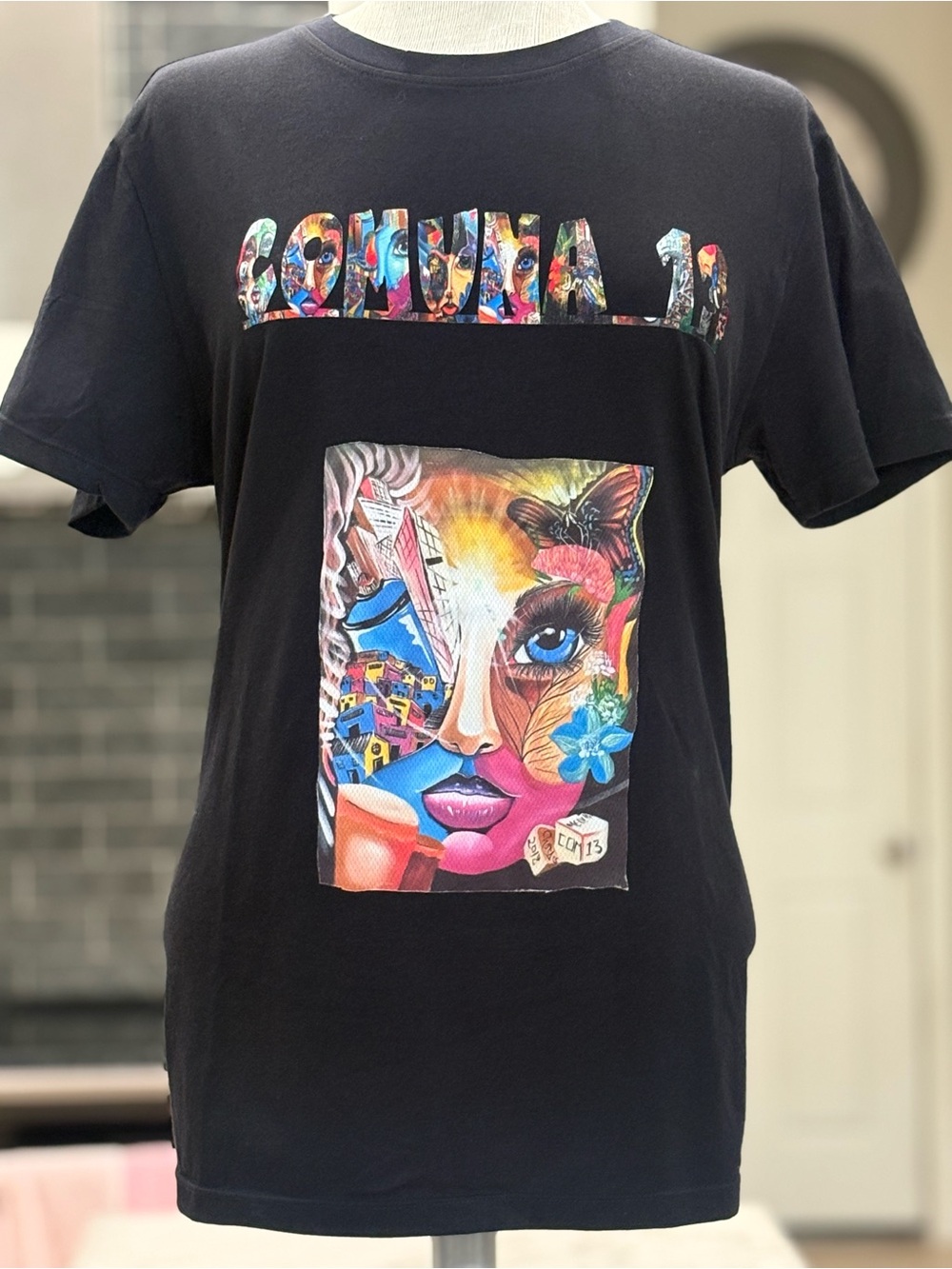 Black Colombia T-Shirt Size L Same Day Shipping